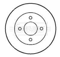 BORG & BECK Тормозной диск BBD4294